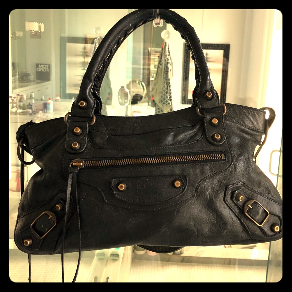 Balenciaga motorcycle le dix bag